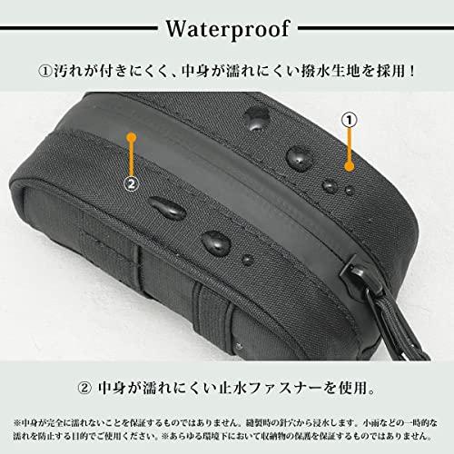 NEXARY ゴルフボールケース ボールポーチ ゴルフ ブラック