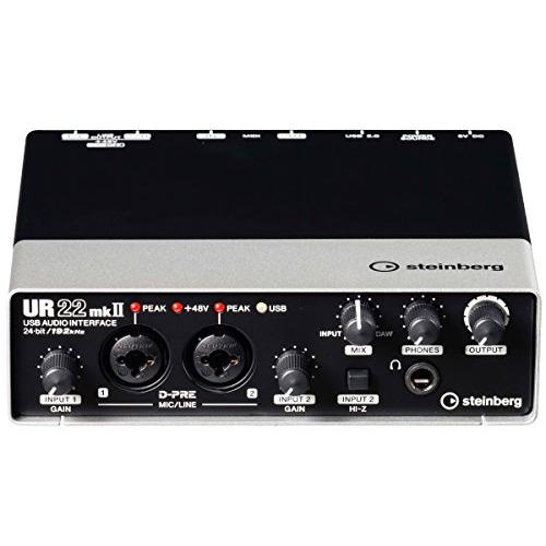 Steinberg (スタインバーグ) UR22mkII インターフェース Steinberg UR22 mkII 2x2 USB 2.0 Audio Interface w/2x D-PRE's