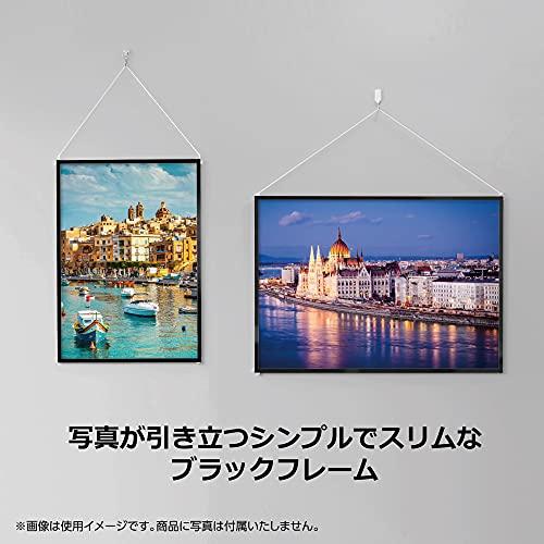 限定 ハクバ 額縁 ポスターパネル A2 ブラック AMZFPTP-BKA2