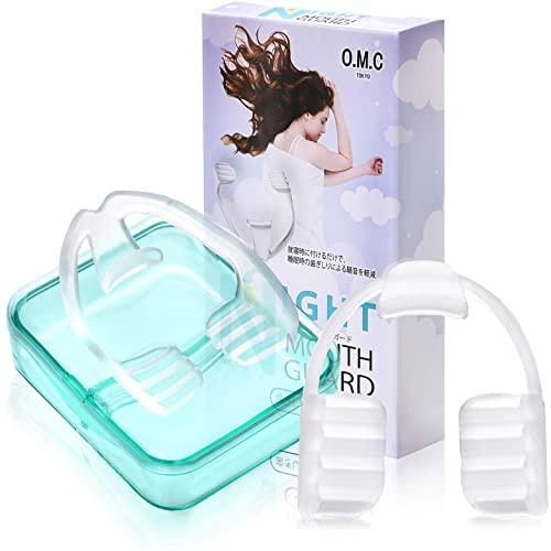 O.M.CTOKYO 歯ぎしり防止 マウスピース 型取り不要簡単装着 専用ケース