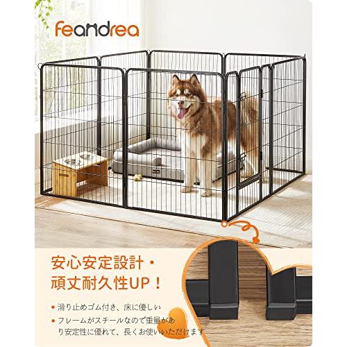 ペットケージ 136x79x84cm 犬 猫 トレー付き 折り畳み式 FEANDREA