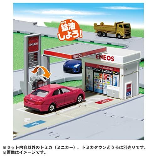 ガソリンスタンド ENEOS トミカタウンビルドシティ タカラトミー トミカタウンビルドシティ ガソリンスタンド(ENEOS) (トミカ) - ホビー