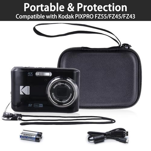Kodak (コダック) PIXPRO FZ55 ブラック　ケース付き ケースのみ）Kodak コダック PIXPRO FZ55/FZ45 ズーム FriendlyZoom