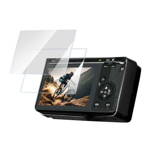 Yullmu Ricoh GR IIIX/GR III 保護フィルム 9H硬度 強化ガラスフィルム
