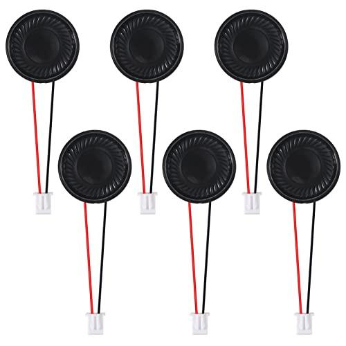 6PCS 8オーム2Wスピーカー8OHMラウンド28mmラウドスピーカー小さな