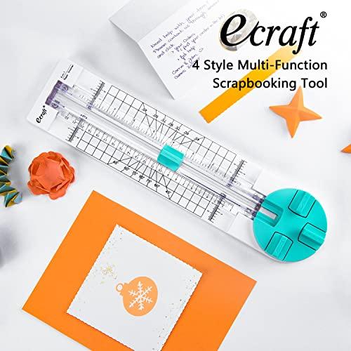 ecraft ペーパートリマー クラフトペーパーカッター 4スタイル 多機能