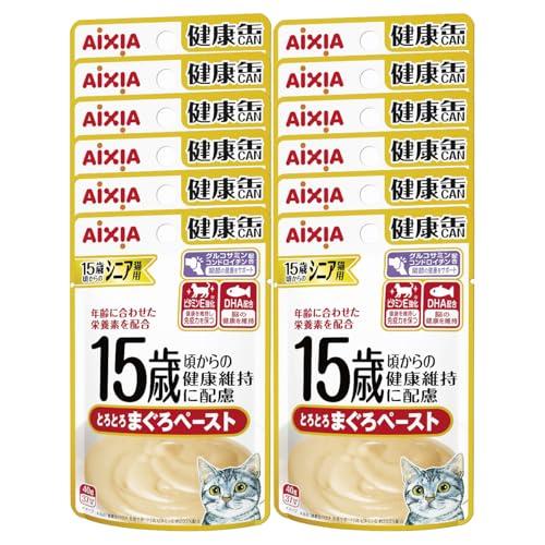 健康缶 15歳からの健康缶 まぐろペースト 40g 健康缶 パウチ 15歳からのとろとろまぐろペースト 40g×12袋入り