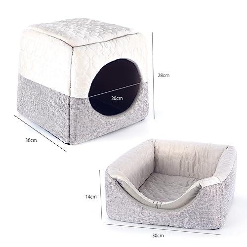 ペットハウス 室内用 犬 猫 ござ付き 夏対応 犬小屋 ペットベ Xrkuu ペットハウス ペットベッド 猫 ハウス 猫ベッド 犬小屋 室内 犬