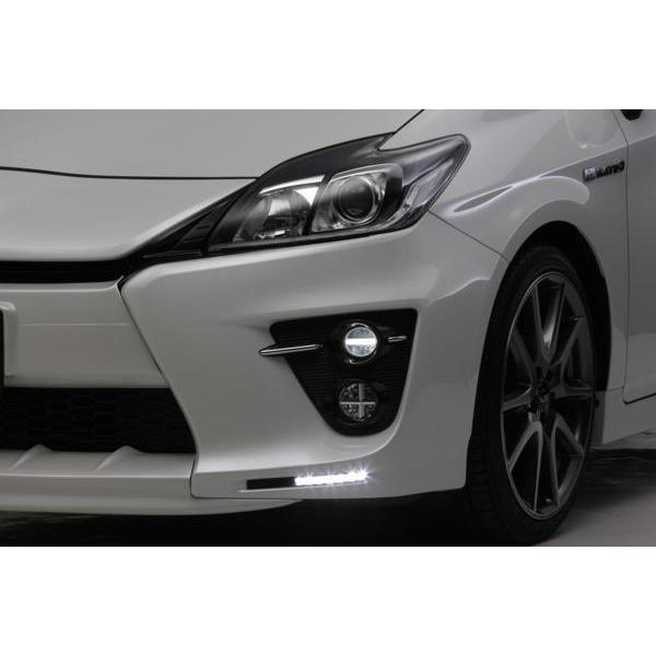 在庫処分 30系 プリウス G's LED フロント ウインカー バー付 スモーク