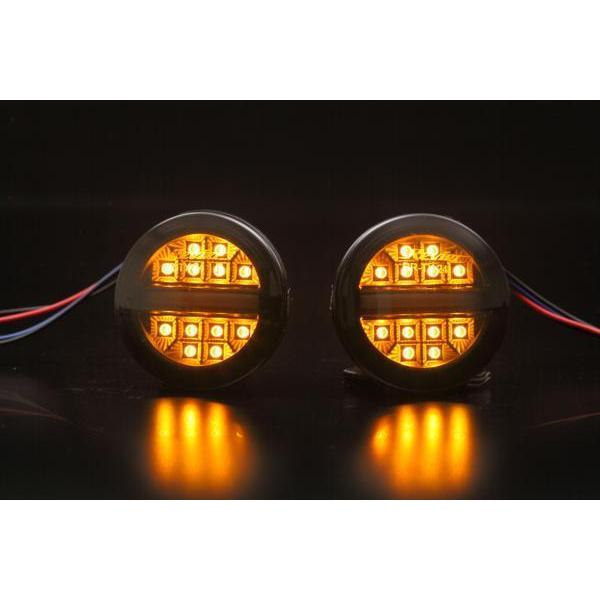 在庫処分 30系 プリウス G's LED フロント ウインカー バー付 スモーク