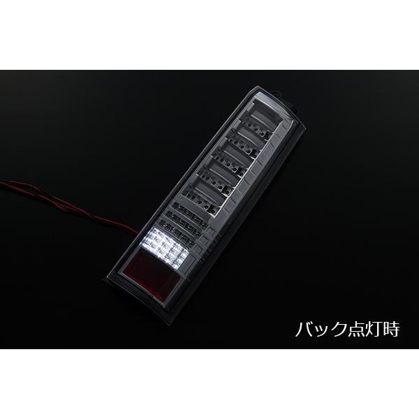 REIZ オールLEDテールランプ Ver3 エブリイワゴン DA64W レッドクリアレンズ/インナークローム/クリアバー］流星