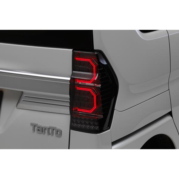 LA600S タントカスタム テールランプ 左右セット クリアレンズ 流れるウインカー] LA600S/LA610S タント カスタム 後期 オールLED