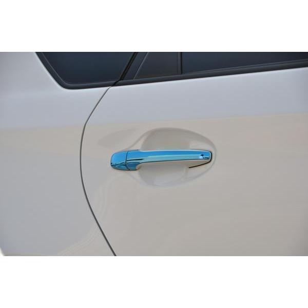 SALE ZVW40/ZVW41 プリウスα ドアハンドルカバー ハーフType [ブルー