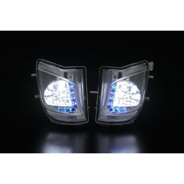限定3 IS250/IS350 LED ポジ付 フォグランプ 6Wバルブ クリア/青の画像