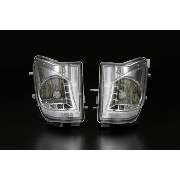 限定3 IS250/IS350 LED ポジ付 フォグランプ 6Wバルブ クリア/白の画像