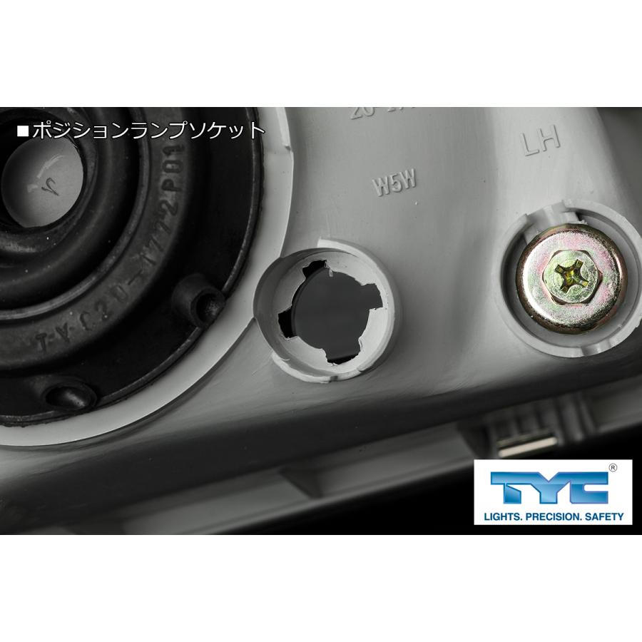 TYC製 [H4 バルブ/ガラスレンズ仕様] EG シビック ヘッドライト 左右 3