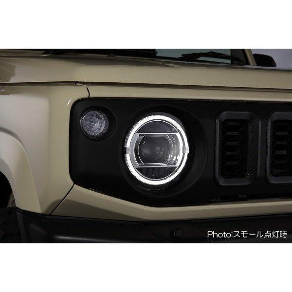 JB23 ジムニー LEDヘッドライトユニット付き ブラック 左右 楽天市場】ジムニー JB23W LEDリング付き ダブルプロジェクター