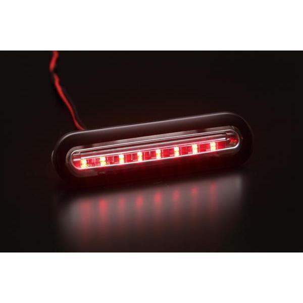 JB64W/JB74W ジムニー LED ハイマウント ストップランプ [クリア/ブラック枠] Ver.1 ライトバー赤光 純正交換タイプ シエラ