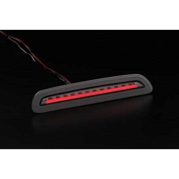 200系 ハイエース 3型後期〜5型 LED ハイマウント クリア/白枠 バー赤 V3  レジアスエース ストップランプ ブレーキランプ | 