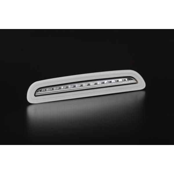200系 ハイエース 3型後期〜5型 LED ハイマウント クリア/白枠 バー赤 V3  レジアスエース ストップランプ ブレーキランプ |  | 02
