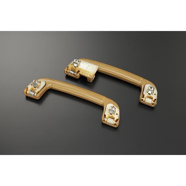 130系 マークX アシストグリップ 純正交換式 茶木目調 4P