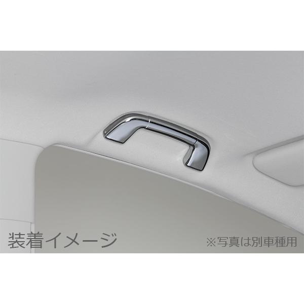 130系 マークX アシストグリップ 純正交換式 茶木目調 4P