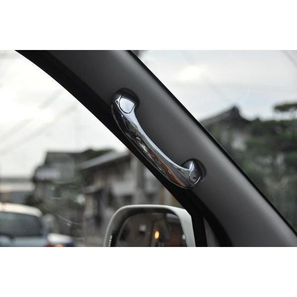 200系ハイエース クロームメッキアシストグリップ/左右セット
