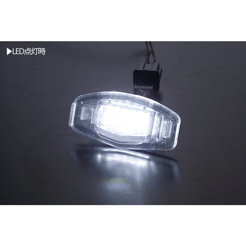 ホンダ 02 LED ライセンスランプ 2個 Eマーク 純正交換 36発 ホワイト // FD1/FD2/FD3 シビック/シビック タイプR CP3 インスパイア｜shiningparts03｜02