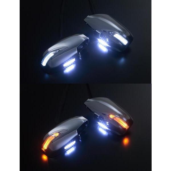 限定LS!Y33レパードLEDウィンカーミラーフット付/CH/ポジ白[1型]