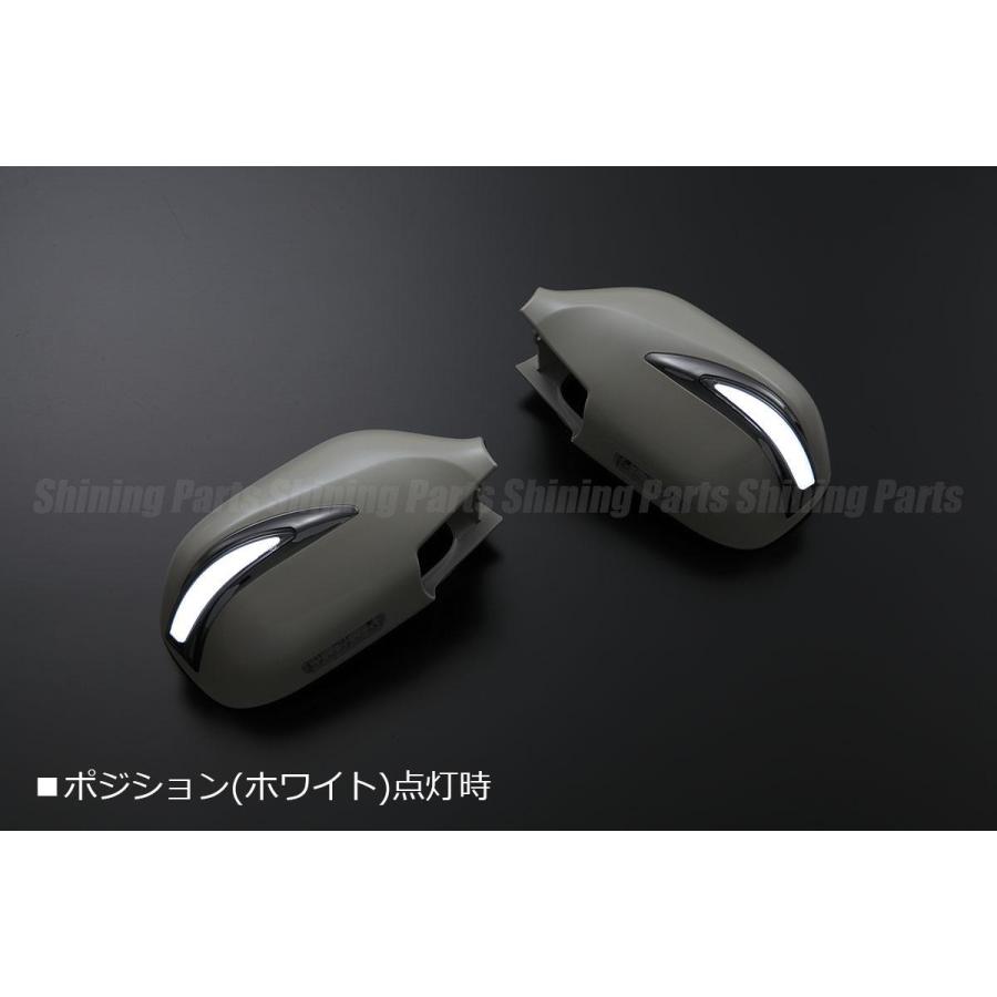 流れるウインカー] 100系 マーク2 LED ウインカーミラー [057/白光