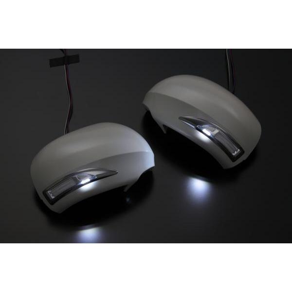 AZK10 SAI サイ 前期 LEDウインカーミラー フット付 純正色070