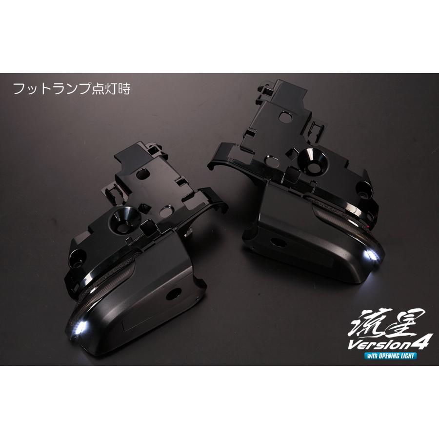 Revier 200系 ハイエース 6型 LEDウインカーミラー 流星バージョン4
