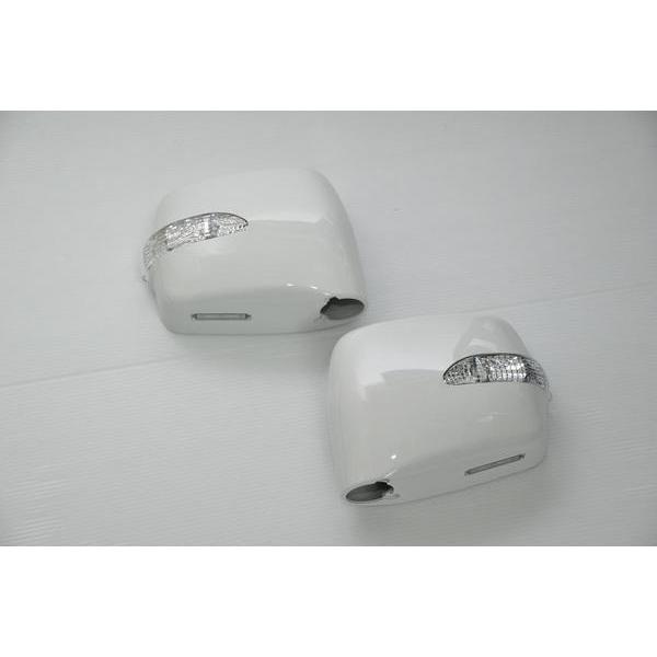 在庫処分 MH21S/22SワゴンR LEDウインカーミラーフットランプ付交換式 