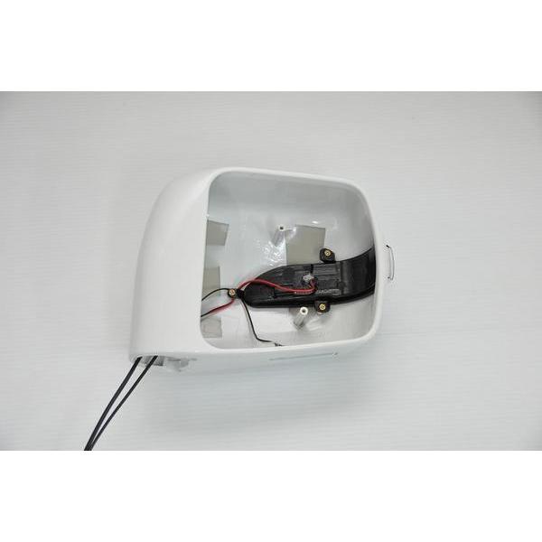 在庫処分 MH21S/22SワゴンR LEDウインカーミラーフットランプ付交換式 