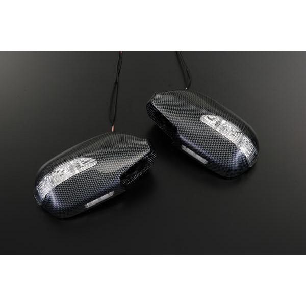 JZX100 チェイサー/クレスタ LED ウィンカーミラー フット付 カーボン