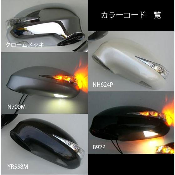 Revier AP1/2 S2000 LED ウィンカードアミラー フットランプ付 [メッキ 