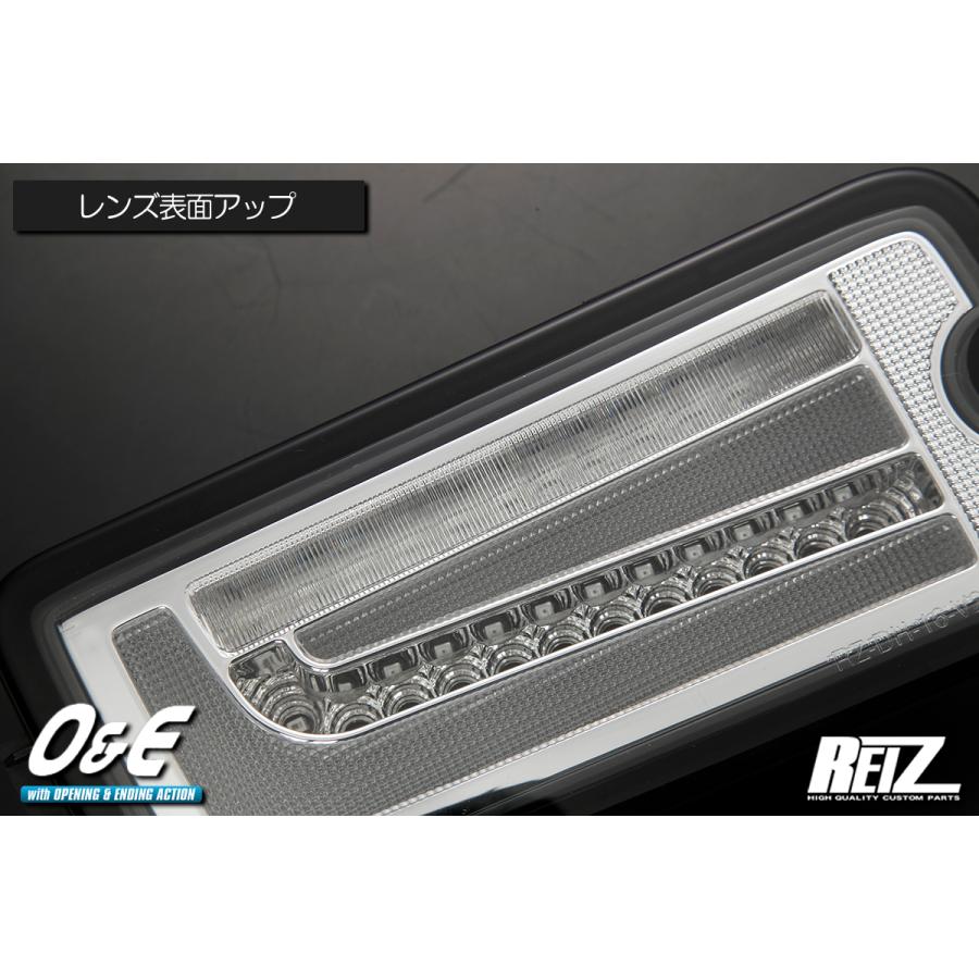 クリア S500P/S510P 前期 ハイゼットトラック LED テールランプ Ver.2 O&E 流星/シーケンシャルウインカー/REIZ/ライツ｜shiningparts03｜04