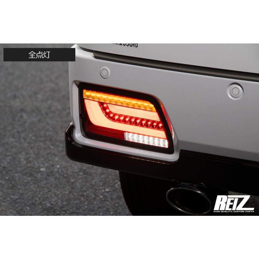 レッドクリア S700系 アトレー ハイゼットカーゴ オール LED テールランプ 流星 REIZ テールライト S700V S710V｜shiningparts03｜04