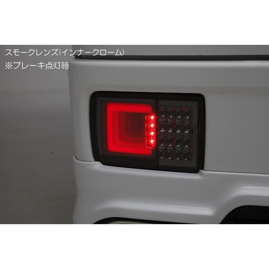51系エブリィＶ·スクラムＶ★クリスタルテール新品！！ スズキ（SUZUKI） クリア [流星 Ver.2] DA64V/DA17V エブリイ バン