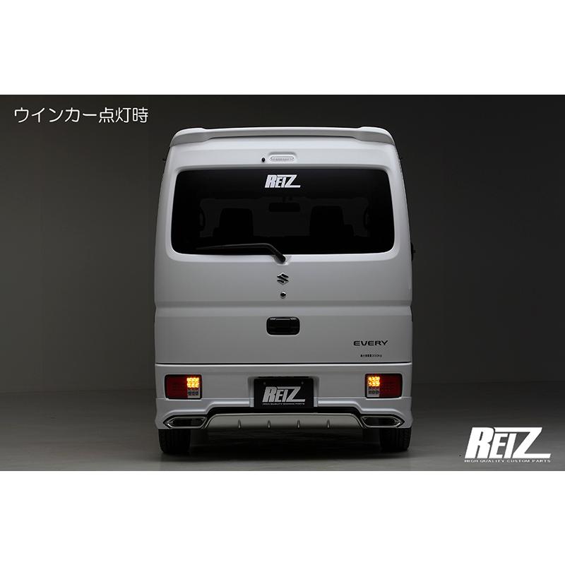 スモーク [流星 Ver.2] DR64V/DR17V NV100クリッパー バン オールLEDテールランプ シーケンシャル⇔点滅ウインカー 切替え｜shiningparts03｜09