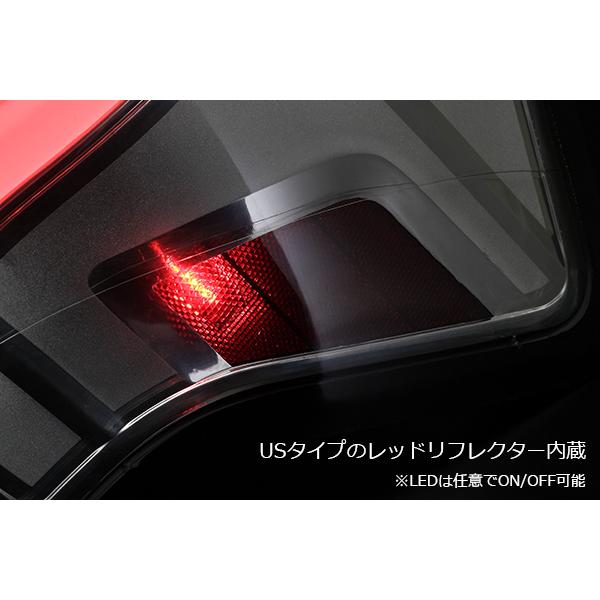 流れるウィンカー] プリウスα オールLEDテールランプ Ver.2 [レッド