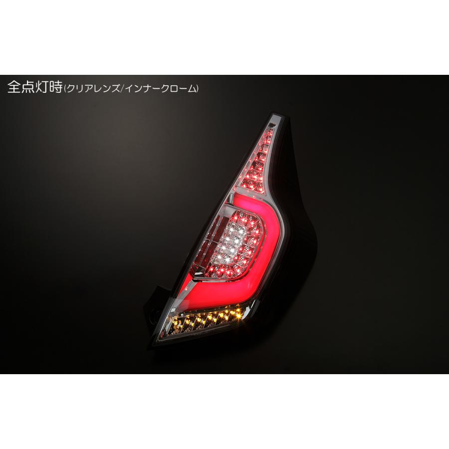 アクア NHP10H クロスオーバー オールLEDテールランプ クリア/クローム