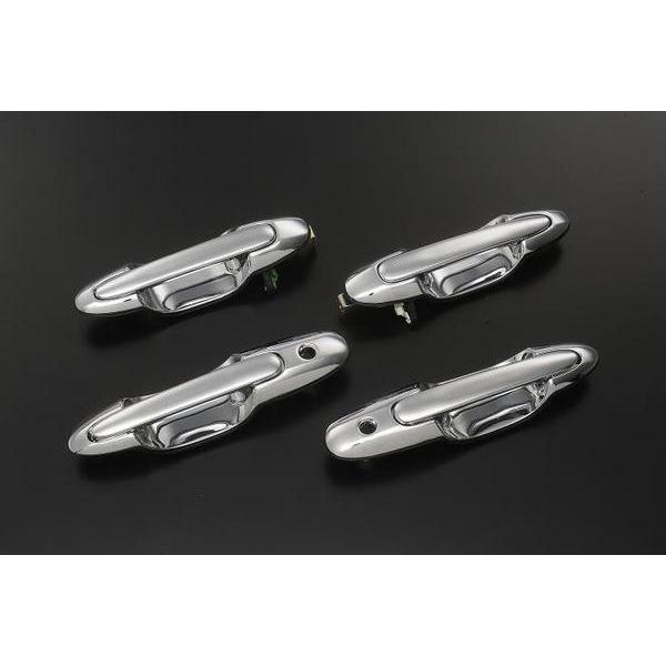 自動車 交換式 メッキ ドアノブ ドアハンドル マツダ MPV LW