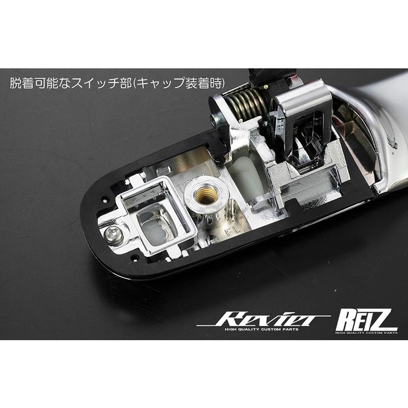 カーボン調】ダイハツ 純正交換式 アウタードアハンドル LA100S/LA110S