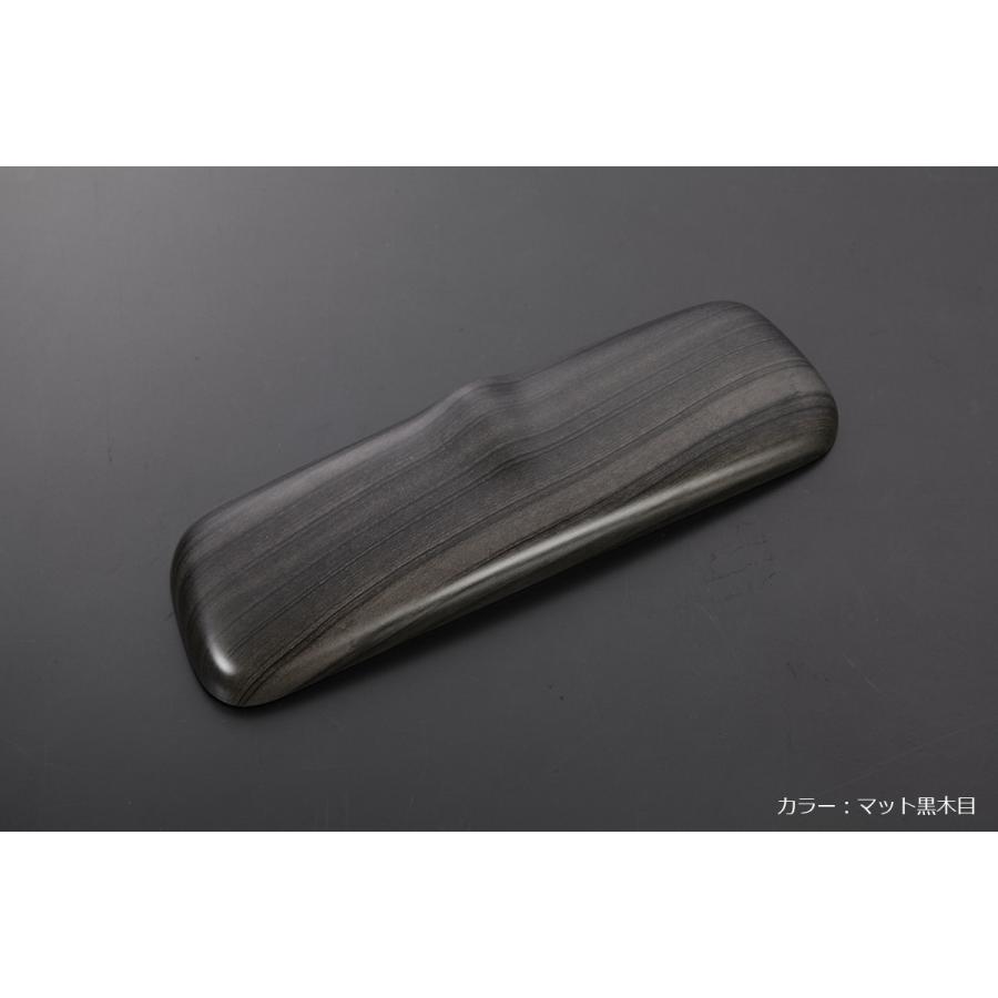 マット黒木目] JB64W ジムニー ルームミラーカバー インテリア バック