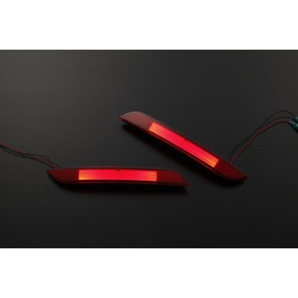 限定 BMW F30 3シリーズ STDバンパー用 LEDリフレクター レッド