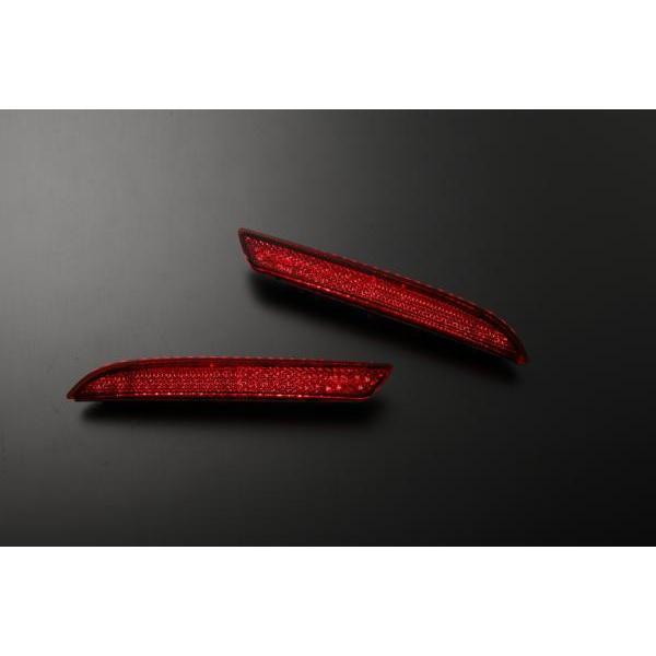 LED90発! RC 1/2/4 オデッセイ 前期/後期 LED リフレクター レッド