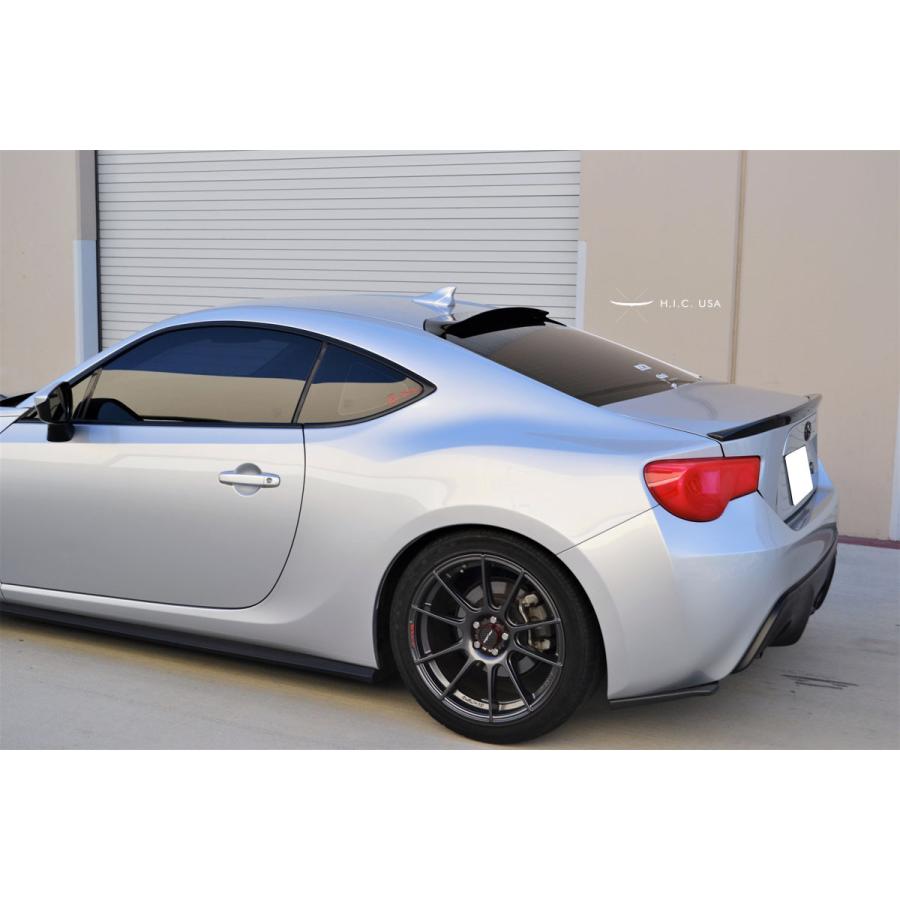 H.I.C USA] ZN6 86 リア バイザー スモーク 検) 2ドア クーペ ルーフ