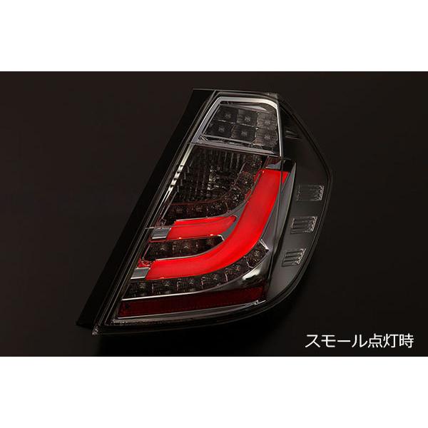 流れるウインカー GE フィット ファイバー LEDテール  [レッドスモーク] フィット 流れるウインカー GE 6/7/8/9 ファイバー LEDテール