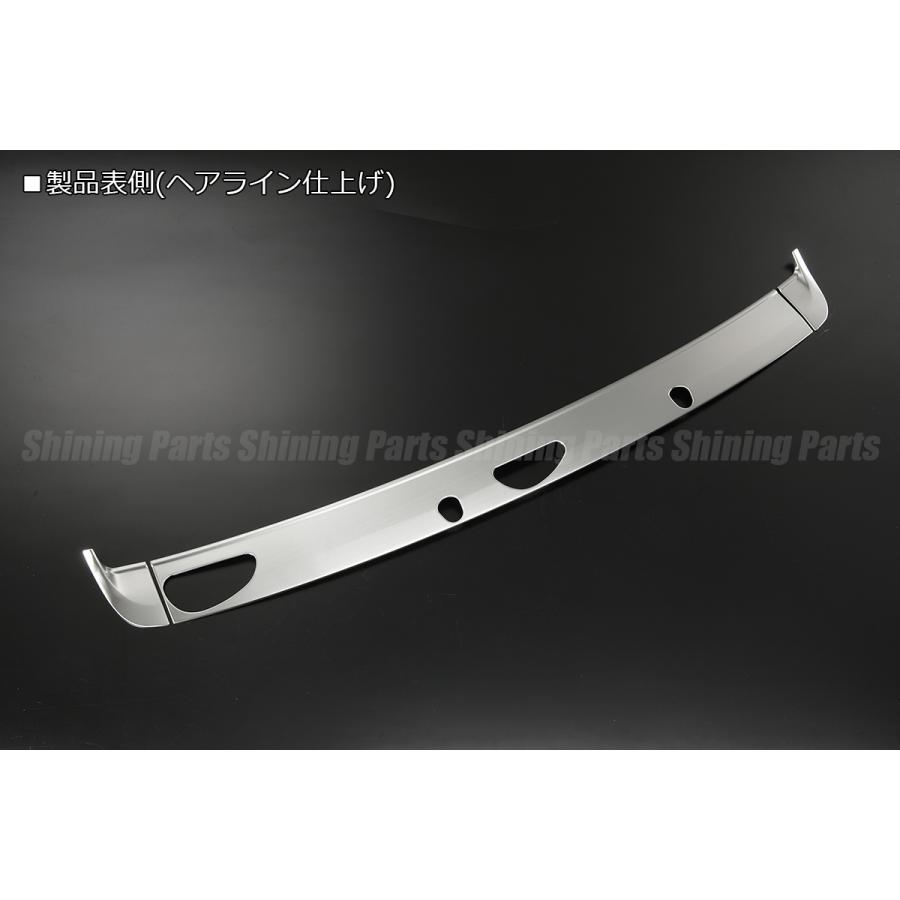 DA16T キャリイカウルトップパネル 3P ステンレス製 両面テープ施工済み ヘアライン仕上げ] DA16T キャリイ/スーパーキャリイ カウルトップ